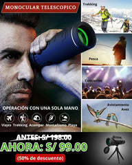 MONOCULAR TELESCÓPICO PRO MAX® TELESCOPIO VERSION MEJORADA LARGO ALCANCE 40X60