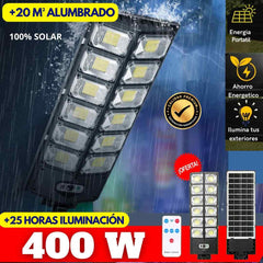 🔋 Farola Solar Inteligente 400WATS 🌞 | Entrega Segura y Pago en Casa