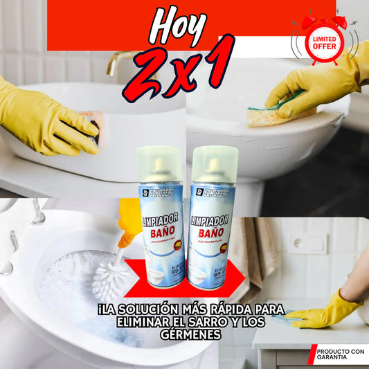 ESPUMA LIMPIADORA ULTRA POTENTE PARA BAÑO Y DUCHA
